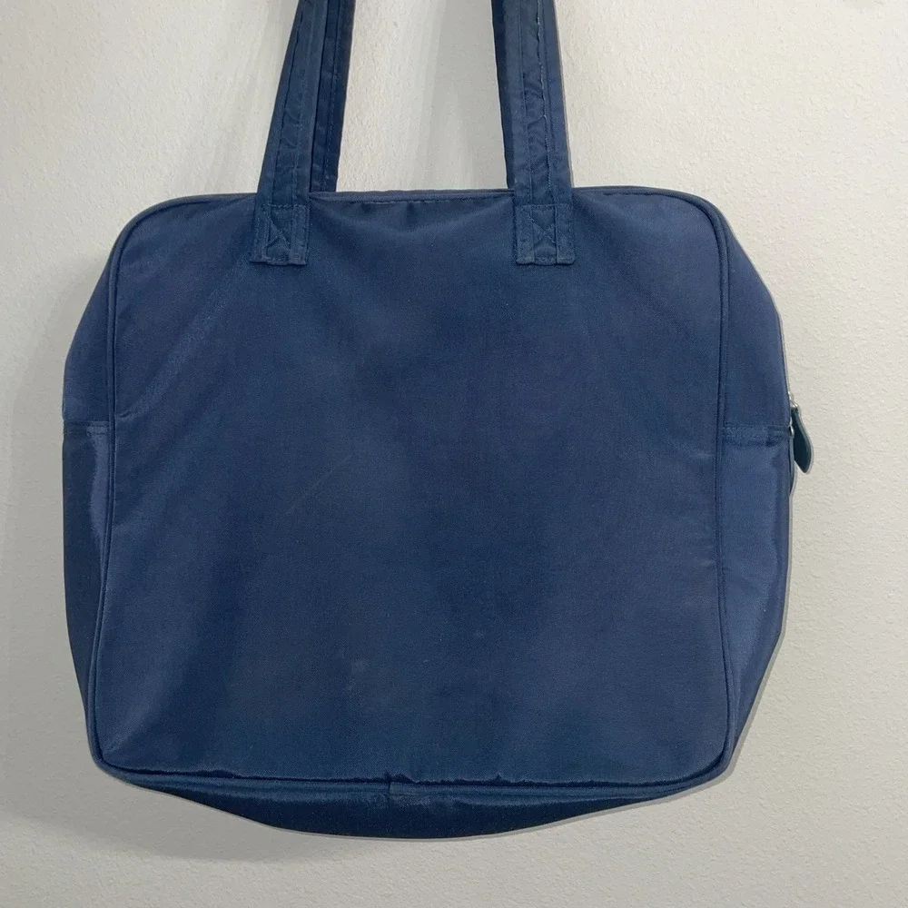 Ame & Lulu Hamptons Tennis Bag‎ Navy Blue